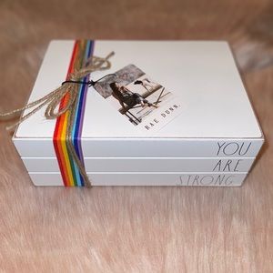 RAE DUNN  |  YOU ARE STRONG Wooden Block